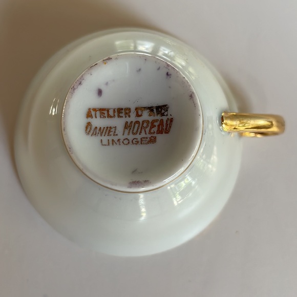 VTG Limoges Demitasse & Saucer - Picture 5 of 5